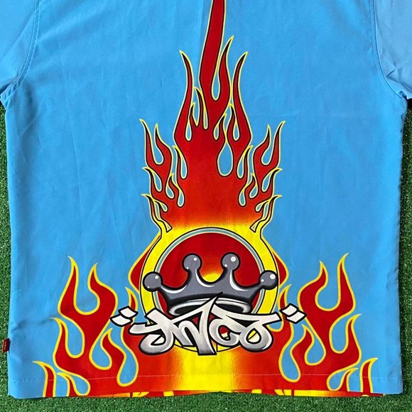 Vintage Y2K JNCO button up shortsleeve shirt. - Picture 4 of 6